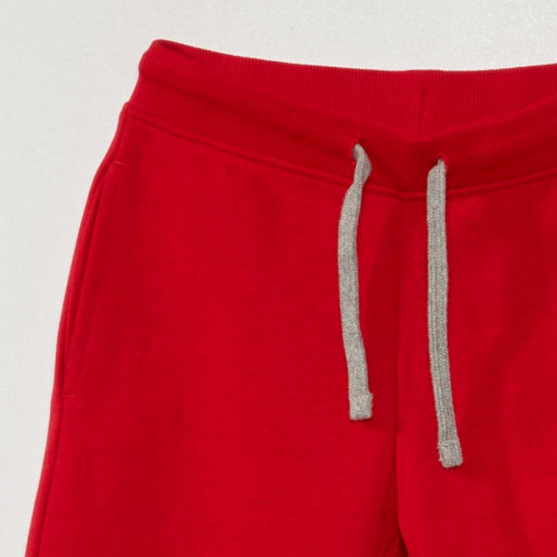 Pantalon de jogging en coton uni - Mixte - Rouge