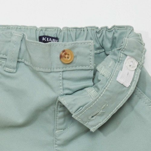 Pantalon chino uni - Vert