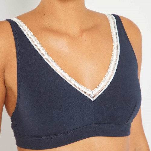 Soutien-gorge triangle - Bleu marine