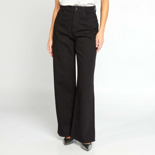 Jean wide leg - L30 - Noir