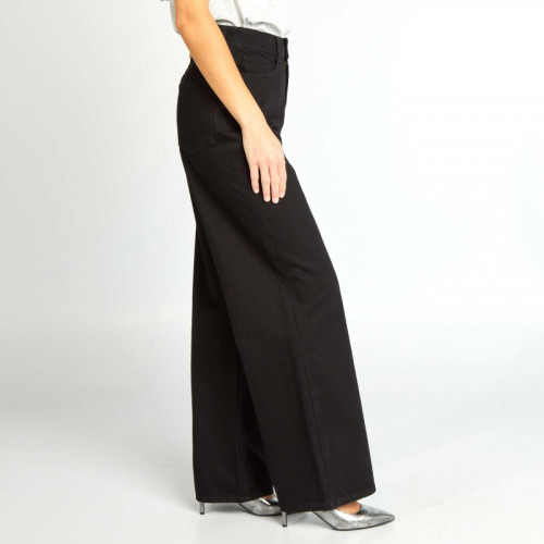 Jean wide leg - L30 - Noir