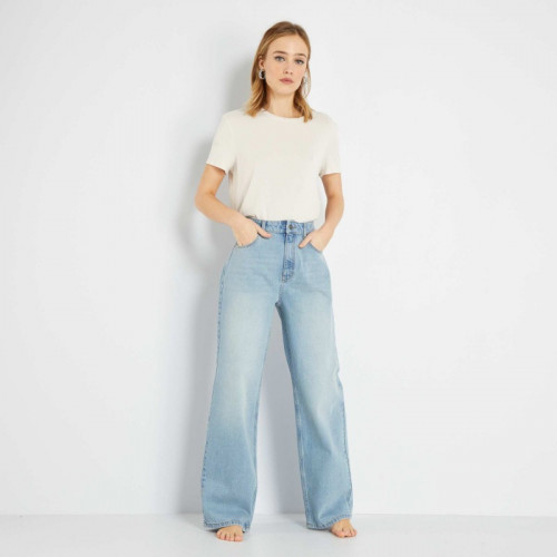 Jean wide leg - L30 - Triple stone