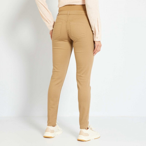 Pantalon en twill de grossesse - Beige