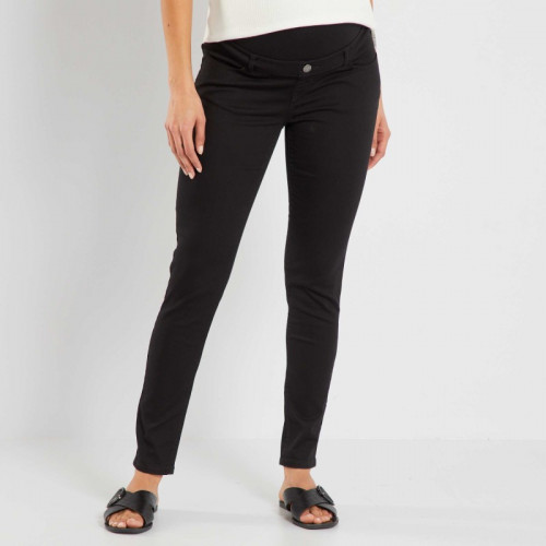 Pantalon en twill de grossesse - Noir