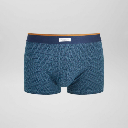 Lot 3 boxers stretch - Bleu canard