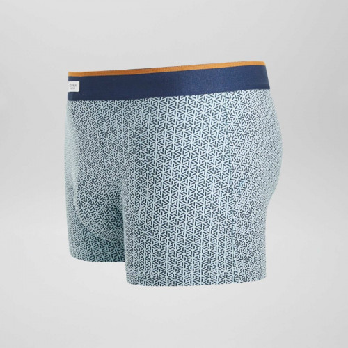 Lot 3 boxers stretch - Bleu canard