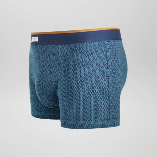 Lot 3 boxers stretch - Bleu canard