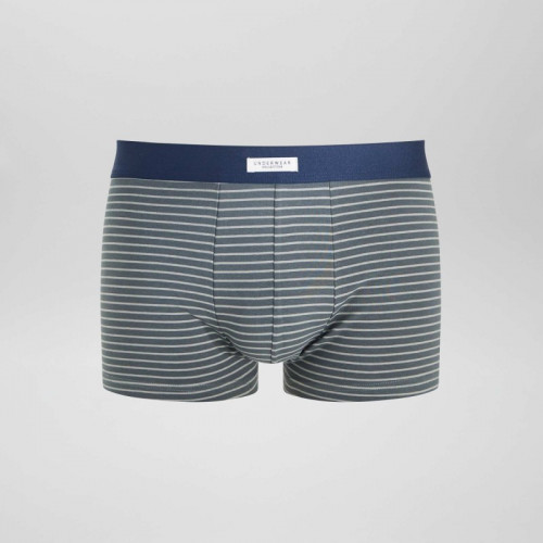 Lot 3 boxers stretch - Gris/vert/blanc