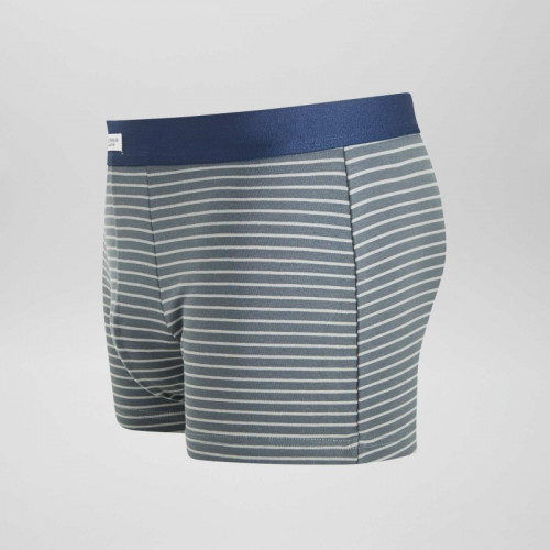 Lot 3 boxers stretch - Gris/vert/blanc