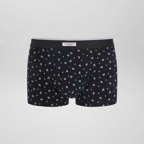 Lot 3 boxers stretch - Noir/gris