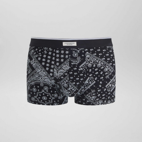 Lot 3 boxers stretch - Noir/gris