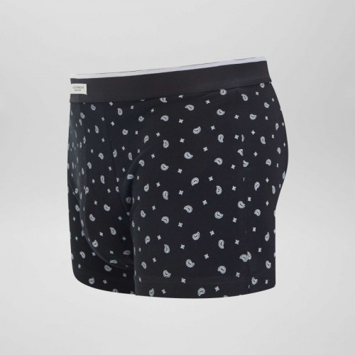 Lot 3 boxers stretch - Noir/gris