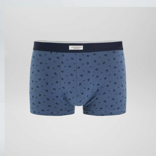 Lot 3 boxers stretch - Bleu/rose