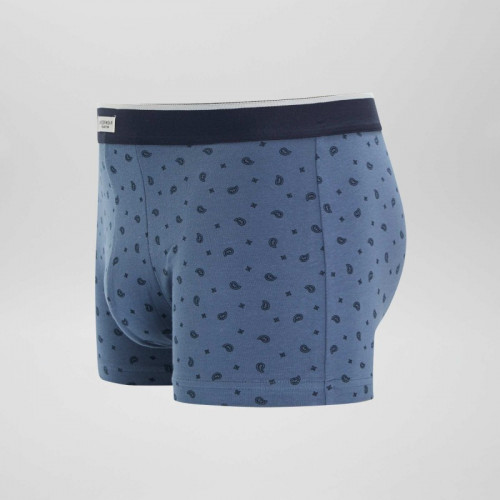 Lot 3 boxers stretch - Bleu/rose