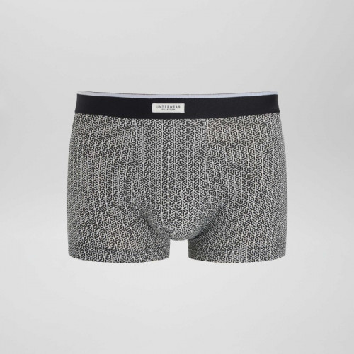 Lot 3 boxers stretch - Blanc/noir