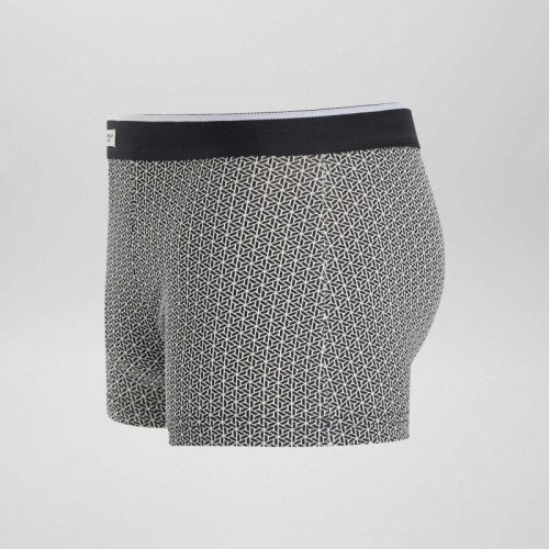 Lot 3 boxers stretch - Blanc/noir