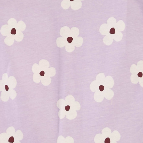 T-shirt en coton imprimé - Violet