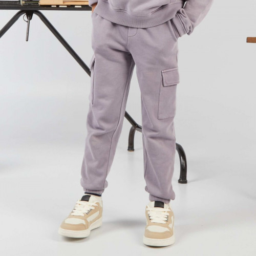 Pantalon en molleton avec poches - Violet