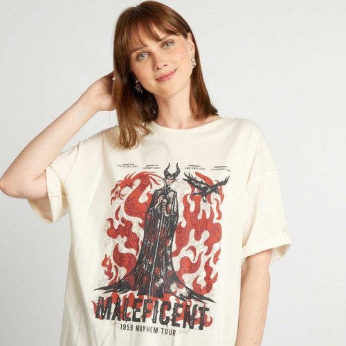 T-shirt 'Disney' 'Villains' manches courtes - Halloween - Blanc