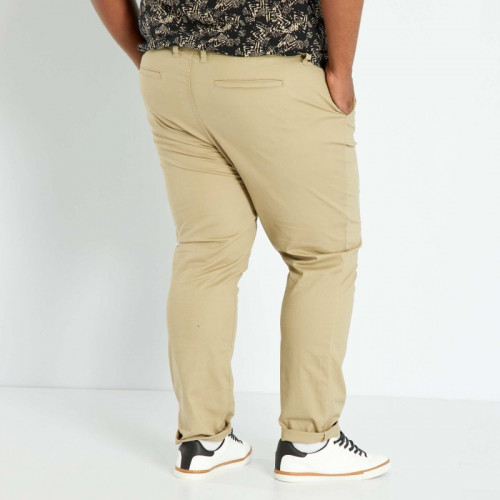 Chino slim - L32 - Beige chiné