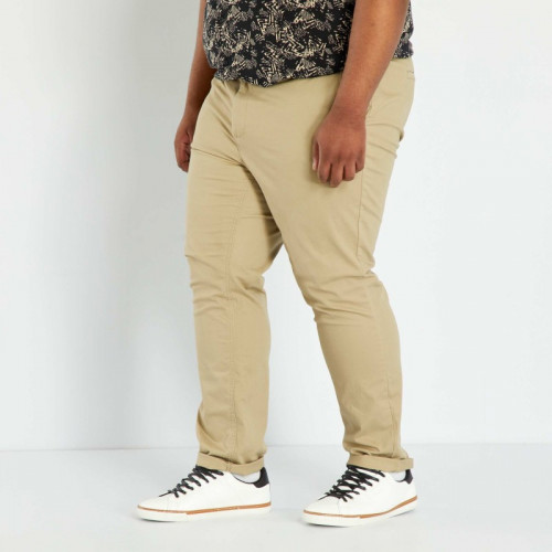 Chino slim - L32 - Beige chiné