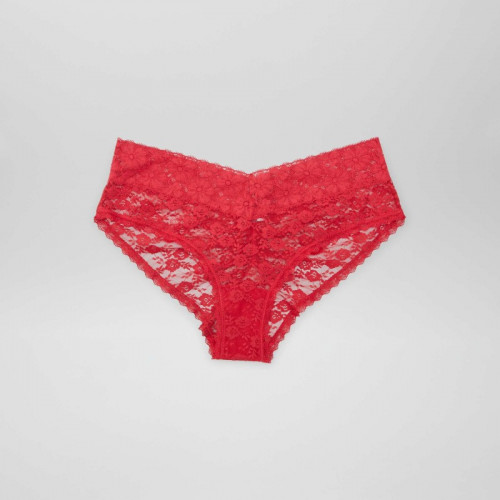 Lot de 3 shorties dentelle - Noir/rouge/blanc