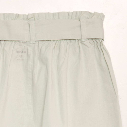 Short avec ceinture à nouer - Vert