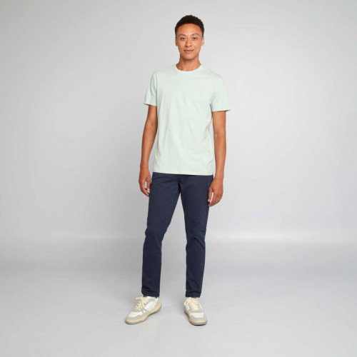 Chino slim 5 poches - L32 - Bleu marine