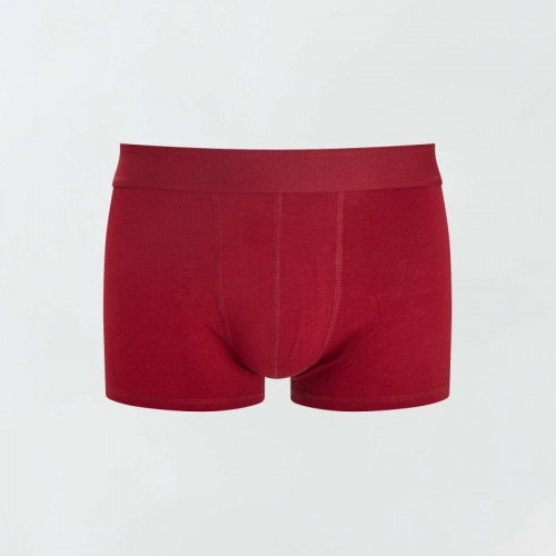 Lot de 3 boxers unis - Bleu/rouge/gris