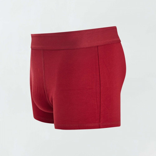 Lot de 3 boxers unis - Bleu/rouge/gris