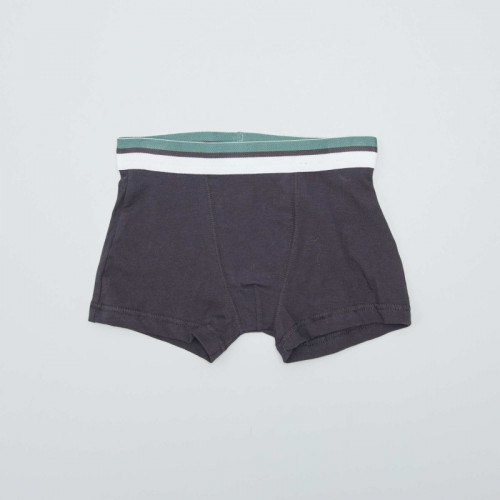 Lot de 3 boxers - Vert/gris foncé/blanc