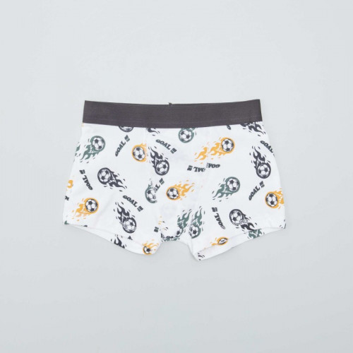 Lot de 3 boxers - Vert/gris foncé/blanc