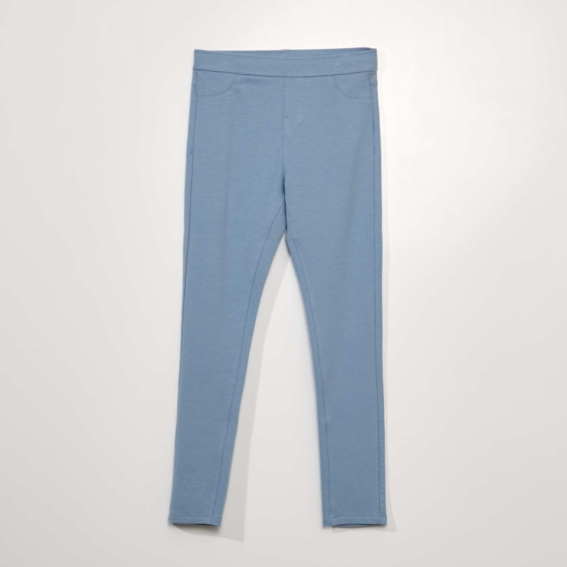 Jegging uni - Bleu gris