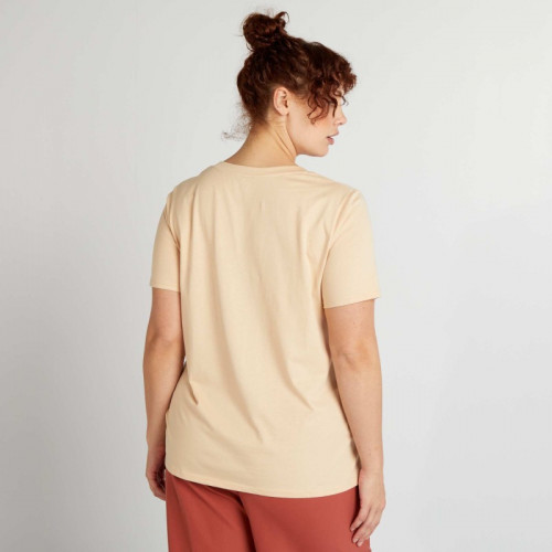 T-shirt imprimé - Beige