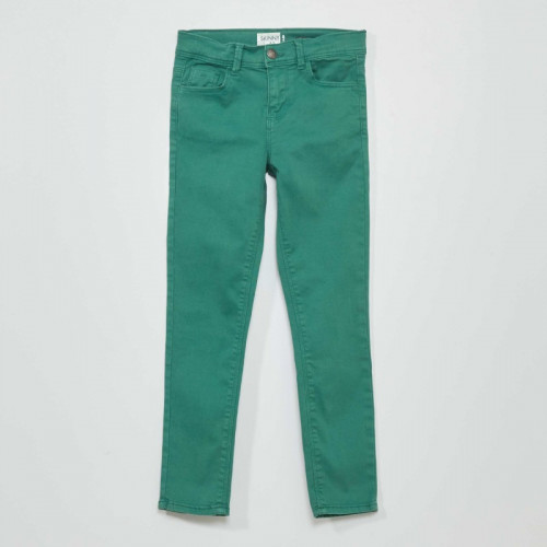 Jean skinny 5 poches - Vert