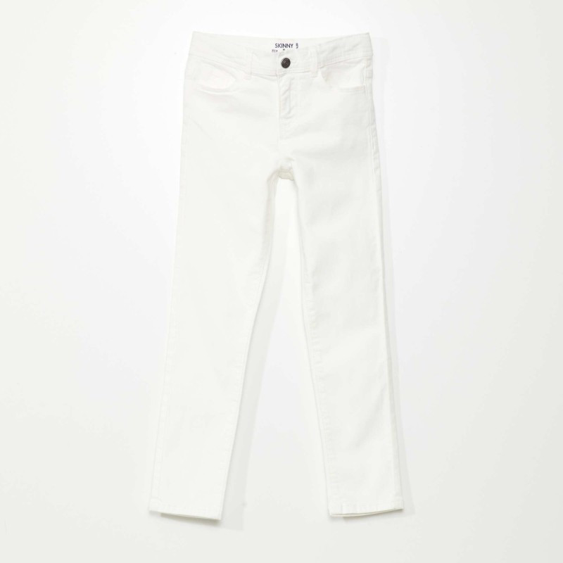 Jean skinny 5 poches - Blanc