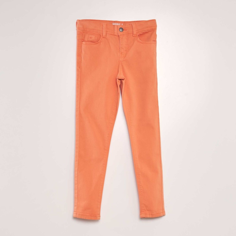 Jean skinny 5 poches - Corail