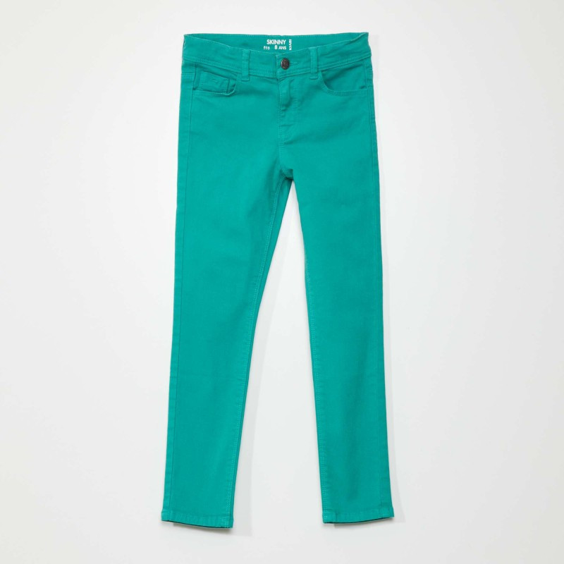 Jean skinny 5 poches - Vert