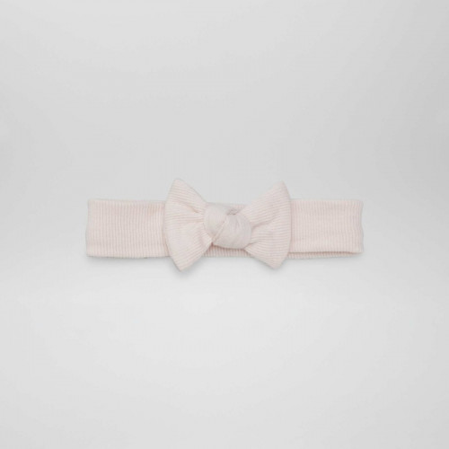 Bandeau jersey côtelé - Rose