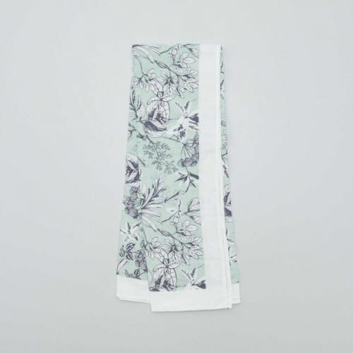 Foulard carré imprimé - Vert