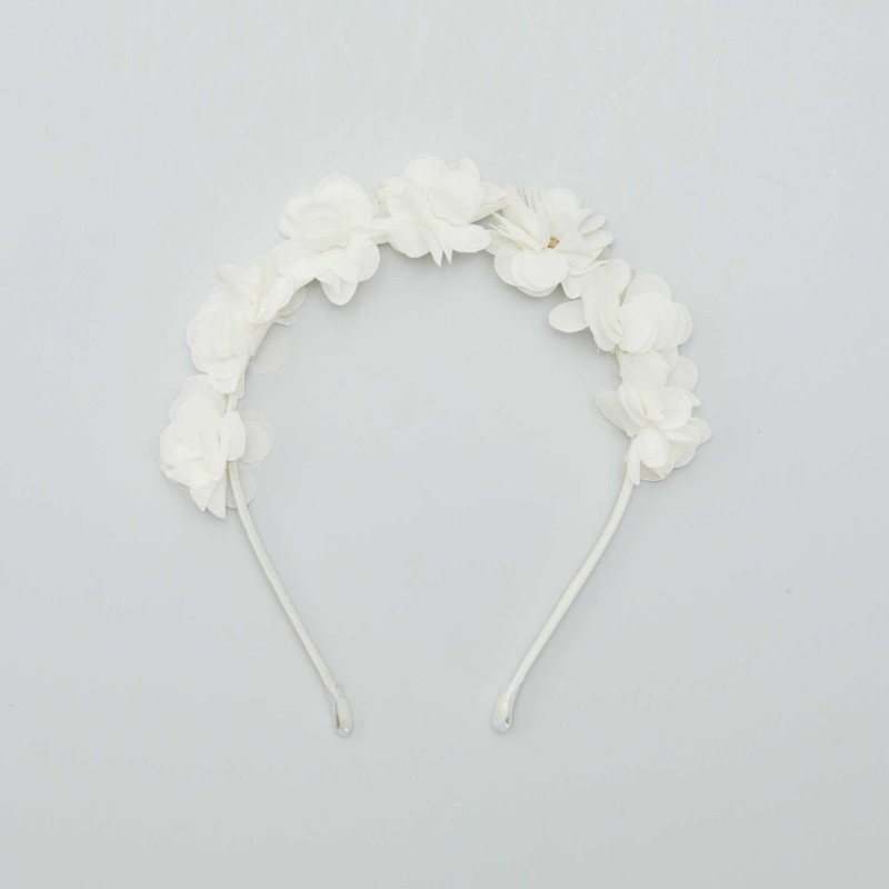 Couronne de fleurs - Blanc