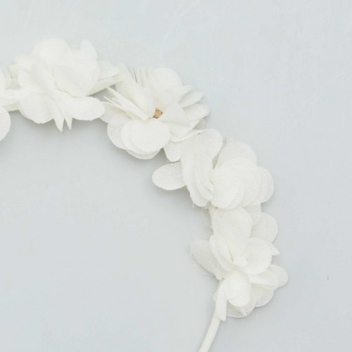 Couronne de fleurs - Blanc