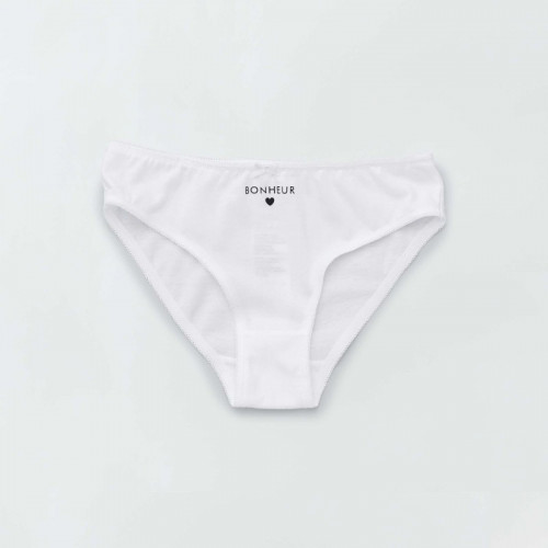 Culottes en jersey avec nœud fantaisie - Lot de 4 - Blanc/noir