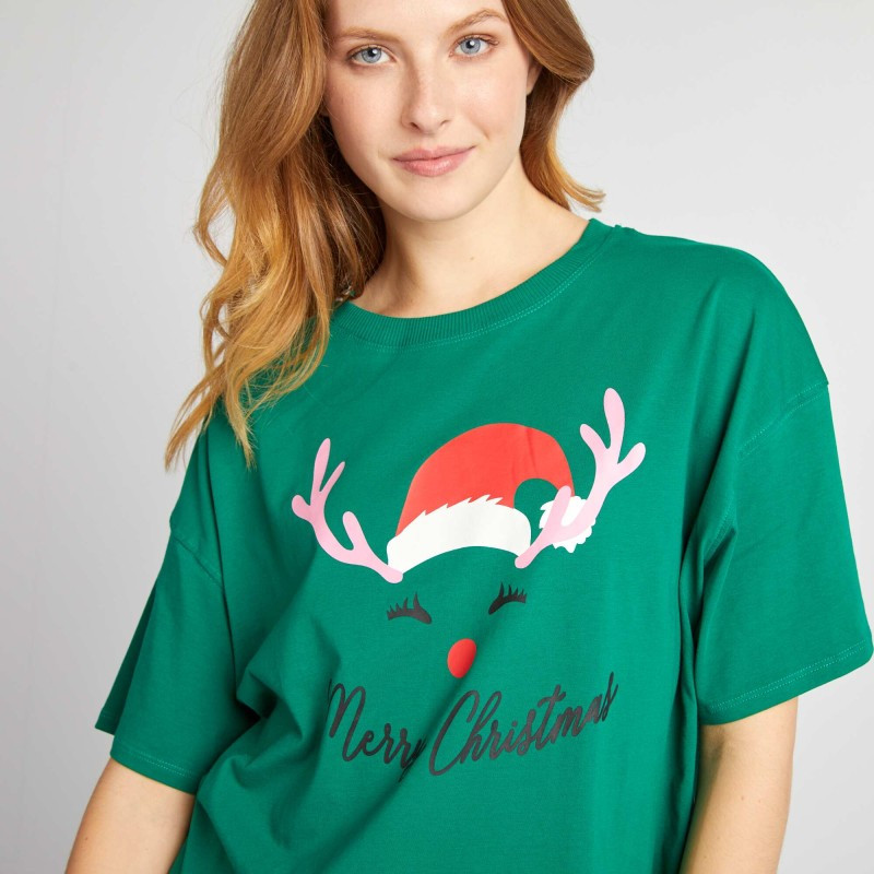 T-shirt de Noël - Vert