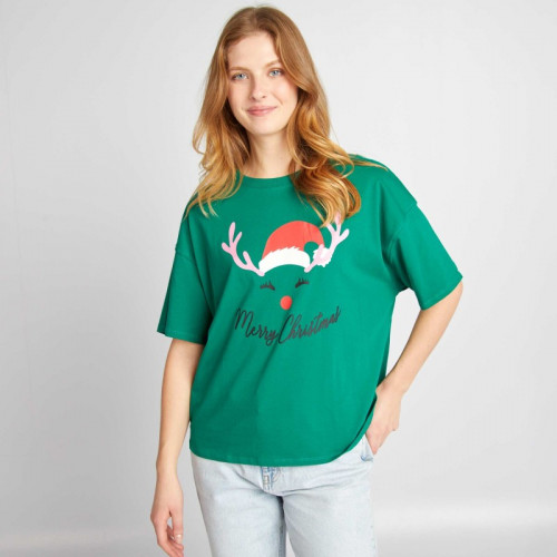 T-shirt de Noël - Vert