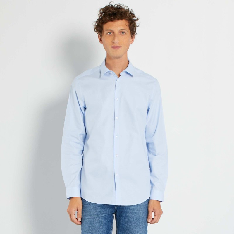 Chemise en oxford - Bleu ciel