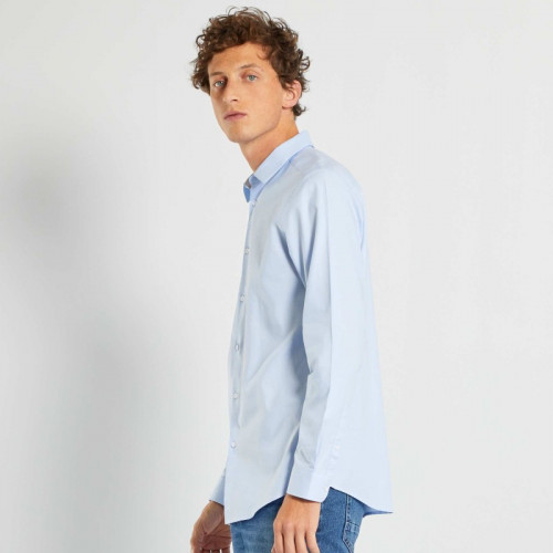 Chemise en oxford - Bleu ciel