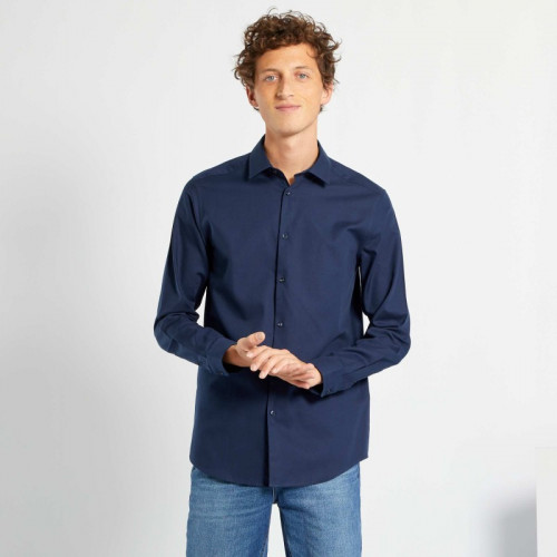 Chemise en oxford - Bleu noir