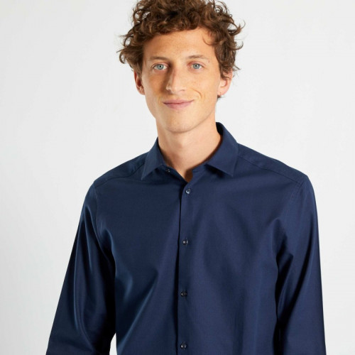 Chemise en oxford - Bleu noir