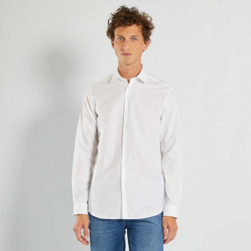 Chemise en oxford - Blanc